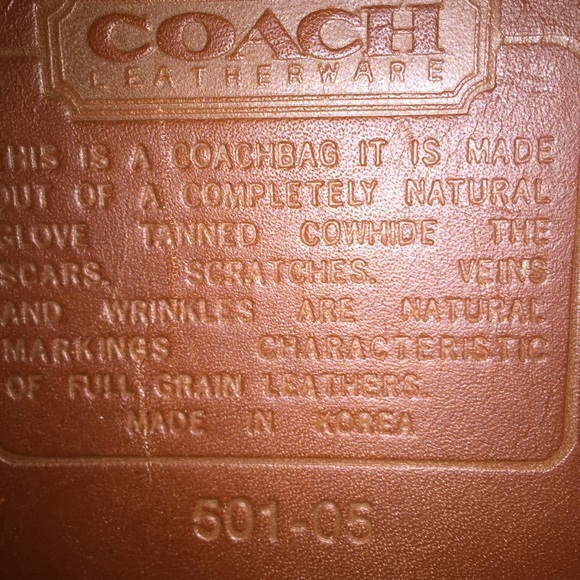 COACH Hunter Green Pebbled Leather Shoulder Bag - Picture 8 of 8